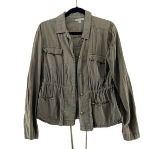 James Perse Olive Green Utility Jacket